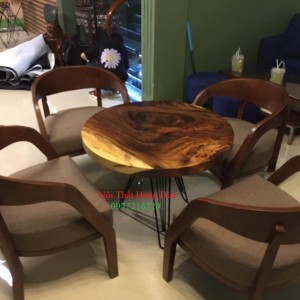 Bộ bàn ghế gỗ Starbucks xtm19