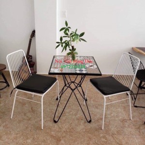 Bộ ghế sắt ngoài trời sk03