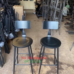 Ghế bar sắt ngoài trời hđ04