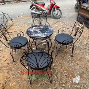 Bộ bàn ghế mĩ nghệ ngoài trời