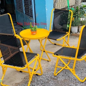 Ghế lò xo gấp cafe cóc