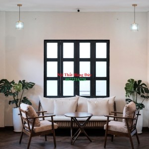 Bộ sofa cafe gỗ xtm03