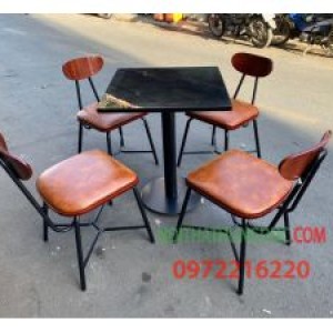 GHẾ SẮT MẶT NỆM COFFEE