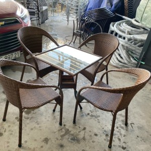 Bộ bàn ghế mây ts02