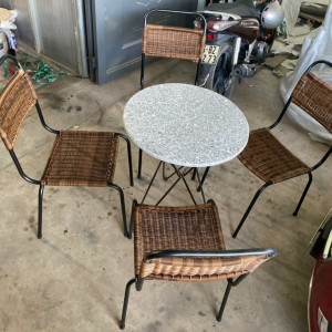 Bộ ghế mây sân vườn TS05