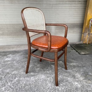 Ghế gỗ thonet tựa mây tm 10