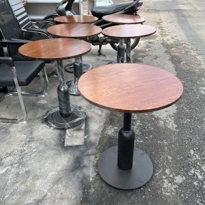 Bàn tròn cafe chân sắt sk25