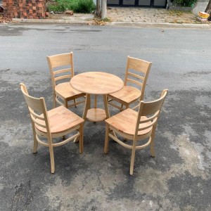 Bộ bàn ghế gỗ cabin hđ01