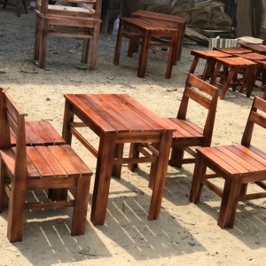 Bộ bàn ghế cafe cóc HĐ01