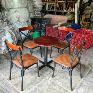 Ghế chữ x mặt gỗ giá rẻ XTT15