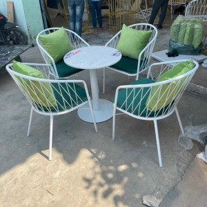 Bộ bàn ghế sắt cafe tt39