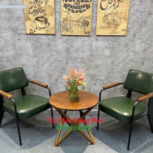 Bộ bàn ghế sofa đơn cafe sk01