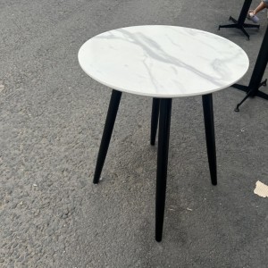 Bàn tròn chân gỗ coffee dlm01