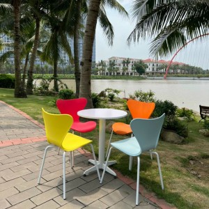 Bộ bàn ghế nhựa cafe