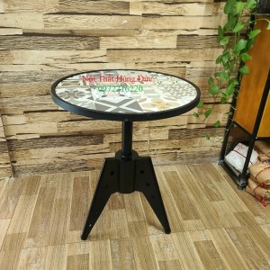 Bàn coffee chân sắt sk01