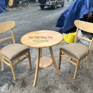 Bộ bàn ghế gỗ cabin hđ02