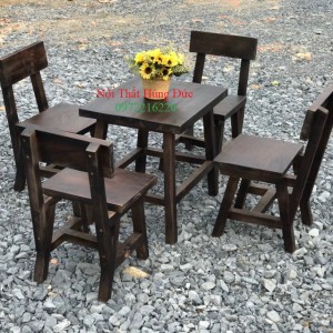 Bộ bàn ghế gỗ tràm hđ02