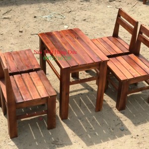 bộ bàn ghế tràm 04