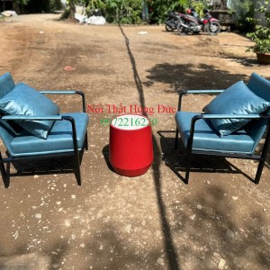 Ghế sắt sofa đơn cafe xtt