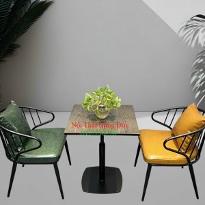 Bộ bàn ghế cafe sắt sk
