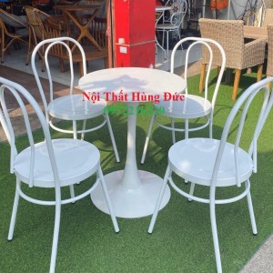 Bộ bàn ghế sắt thonet cafe