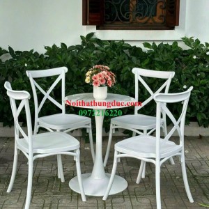 Bộ bàn ghế nhựa ngoài trời