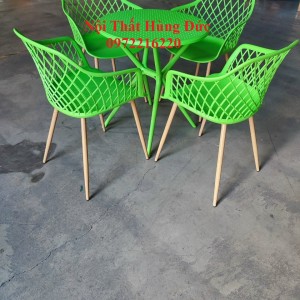 Bộ bàn ghế nhựa cafe - nhà hàng