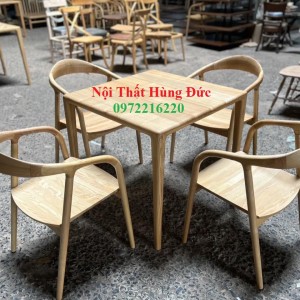 Bộ bàn ghế gỗ neva gỗ ash
