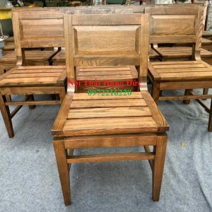 Ghế gỗ cafe highland xtt19