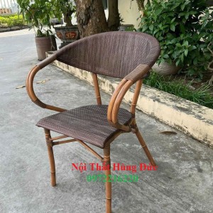 Ghế khung nhôm đúc bọc lưới paris 01