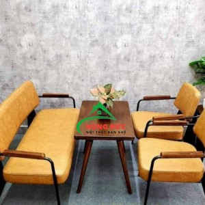 Bộ sofa cafe bọc nệm sk 16