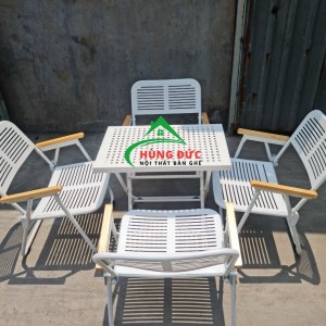 Bộ bàn ghế cafe cóc HĐ01