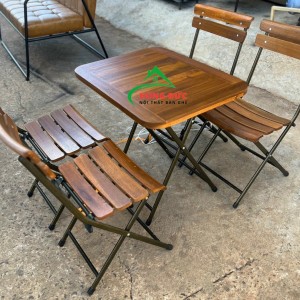 Bộ bàn ghế xếp cóc ngoài trời