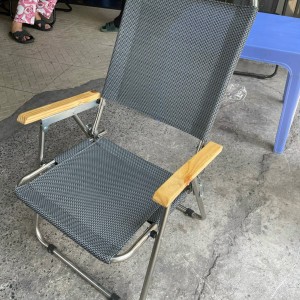Ghế gấp inox cafe có tay cầm