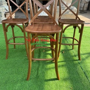 Ghế bar gỗ chữ x tm03