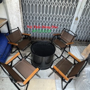 Bộ bàn ghế camping cafe