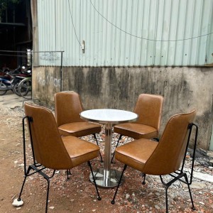 Ghế sắt coffee bọc nệm tl06