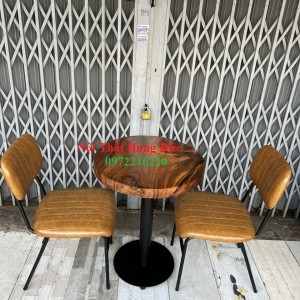 Bộ bàn ghế nệm lotter cafe