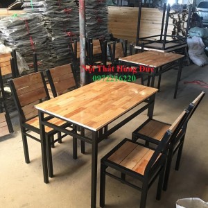 Bộ bàn ghế quán ăn  bn01