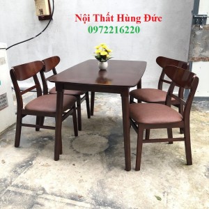Bộ bàn ghế gỗ ăn mango dlm05