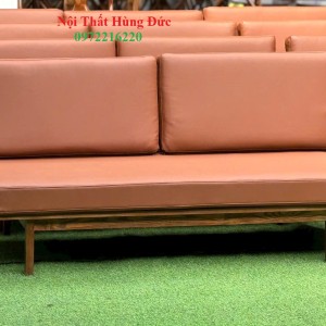 Ghế băng nệm khung gỗ tần bì xtm19