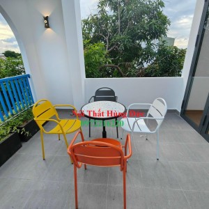 Ghế sắt có tay cầm ngoài trời sk26
