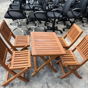 Bộ bàn ghế gỗ xếp mini td01