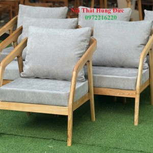 Ghế sofa đơn gỗ tần bì kantana xtm01