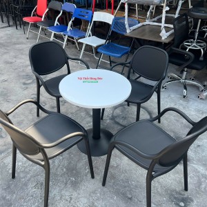 Bộ Bàn Ghế Cafe Ngoài Trời Hiện Đại