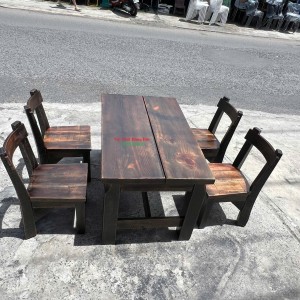 Bộ bàn ghế gỗ quán ăn, quán nhậu – Chắc chắn, bền đẹp